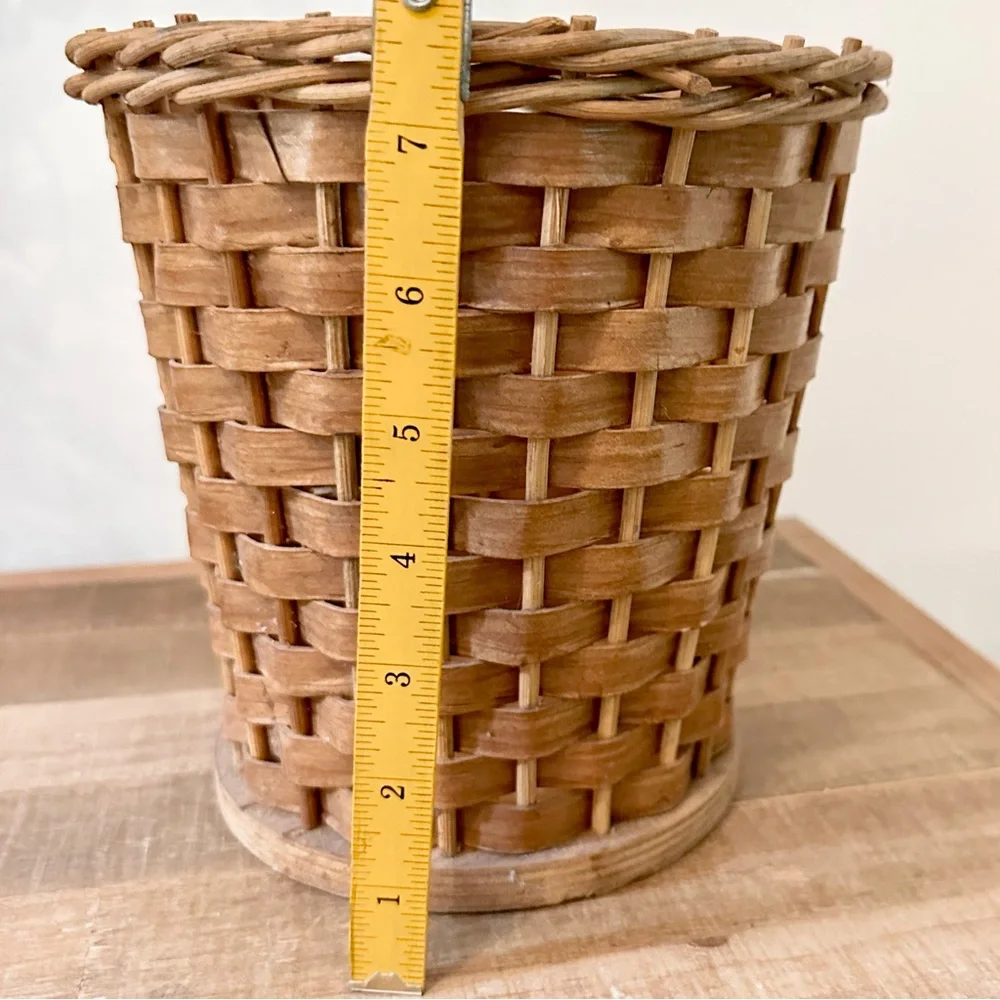 Gorgeous Basket Weave Basket Plant Home Decor 8 Inch